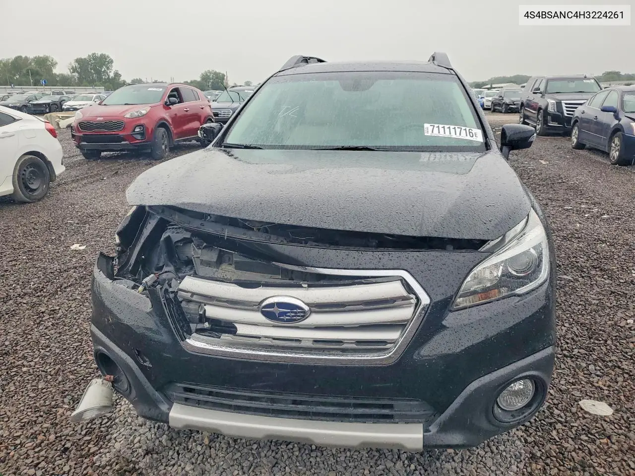 2017 SUBARU OUTBACK VIN 4S4BSANC4H3224261 — фото 5