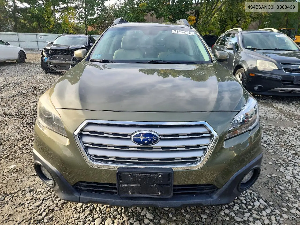 2017 SUBARU OUTBACK VIN 4S4BSANC3H3388469 — фото 5