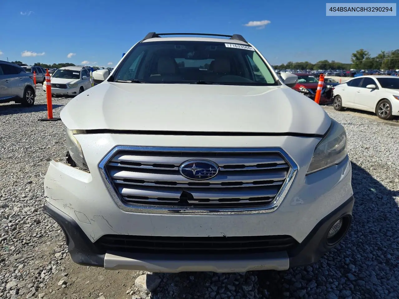 2017 SUBARU OUTBACK VIN 4S4BSANC8H3290294 — фото 5