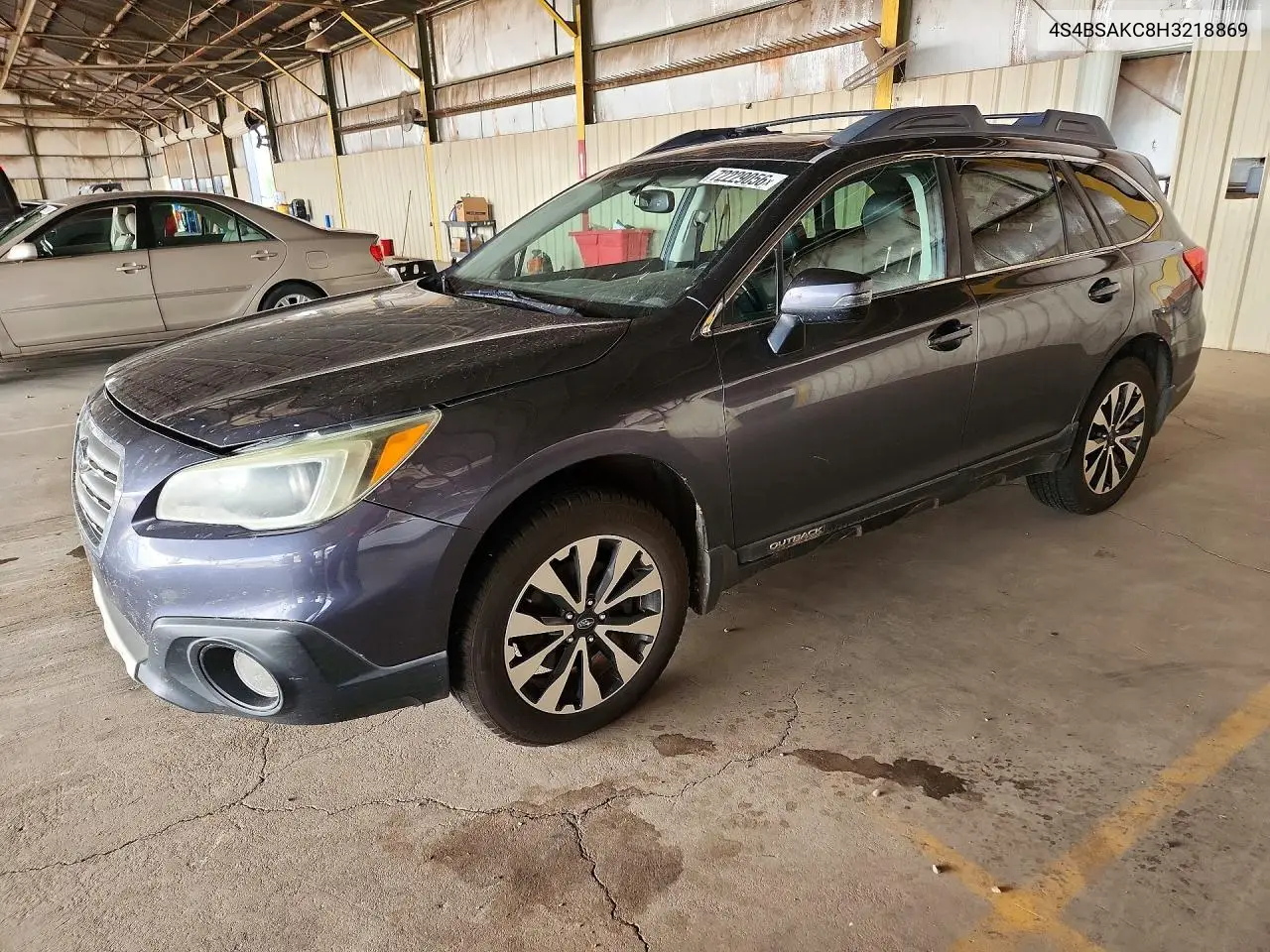 SUBARU OUTBACK 2017, VIN 4S4BSAKC8H3218869