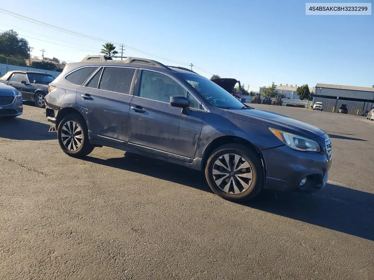 2017 SUBARU OUTBACK VIN 4S4BSAKC8H3232299 — фото 4