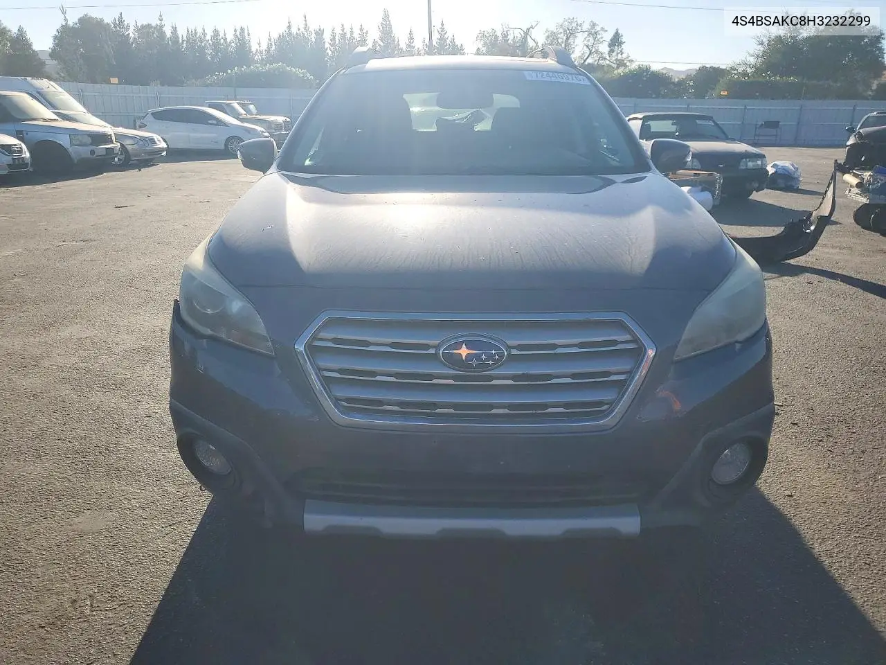 2017 SUBARU OUTBACK VIN 4S4BSAKC8H3232299 — фото 5