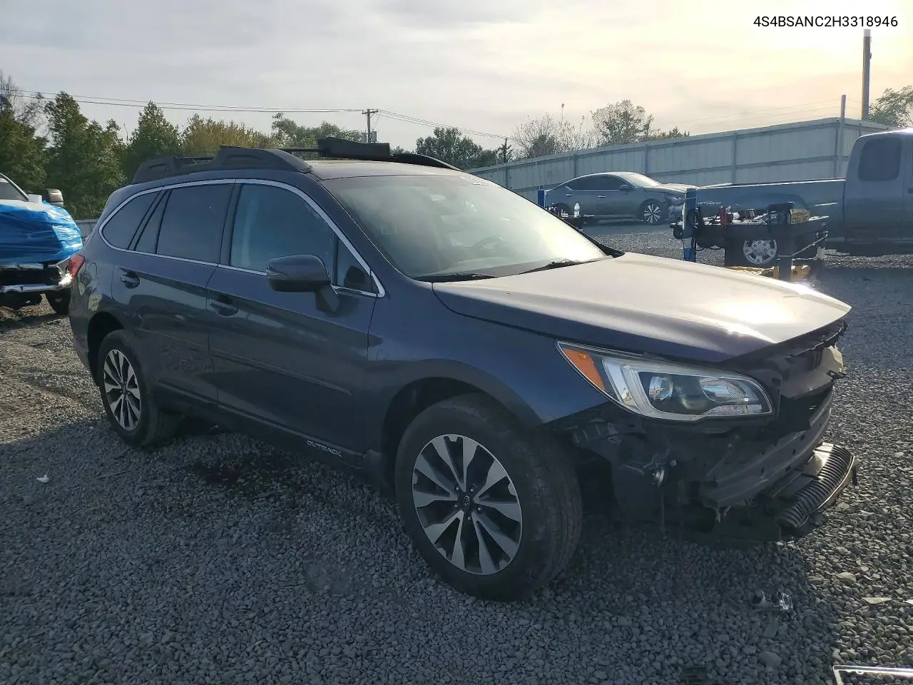 2017 SUBARU OUTBACK VIN 4S4BSANC2H3318946 — фото 4