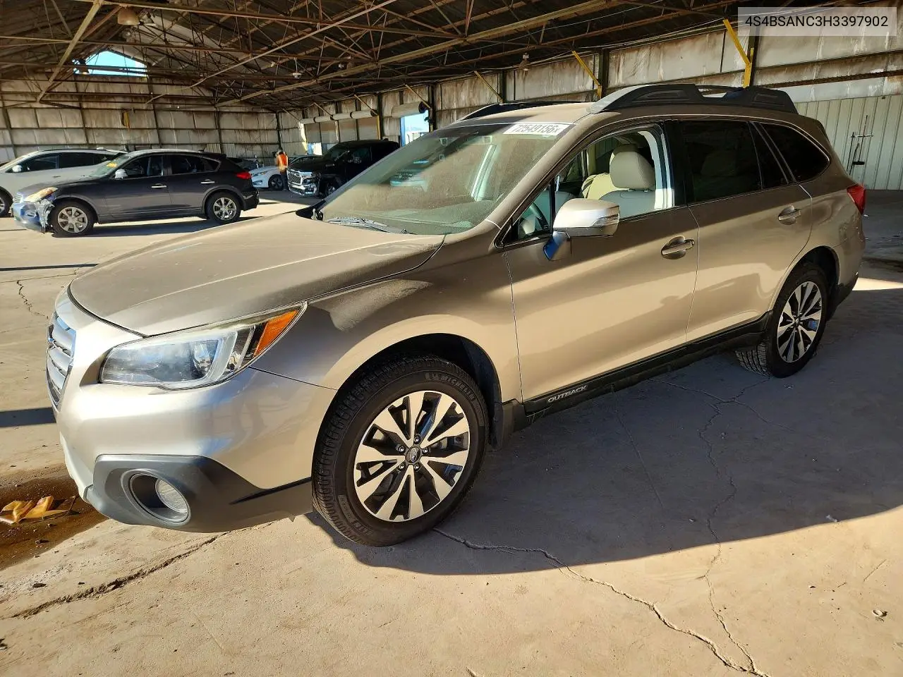 SUBARU OUTBACK 2017, VIN 4S4BSANC3H3397902