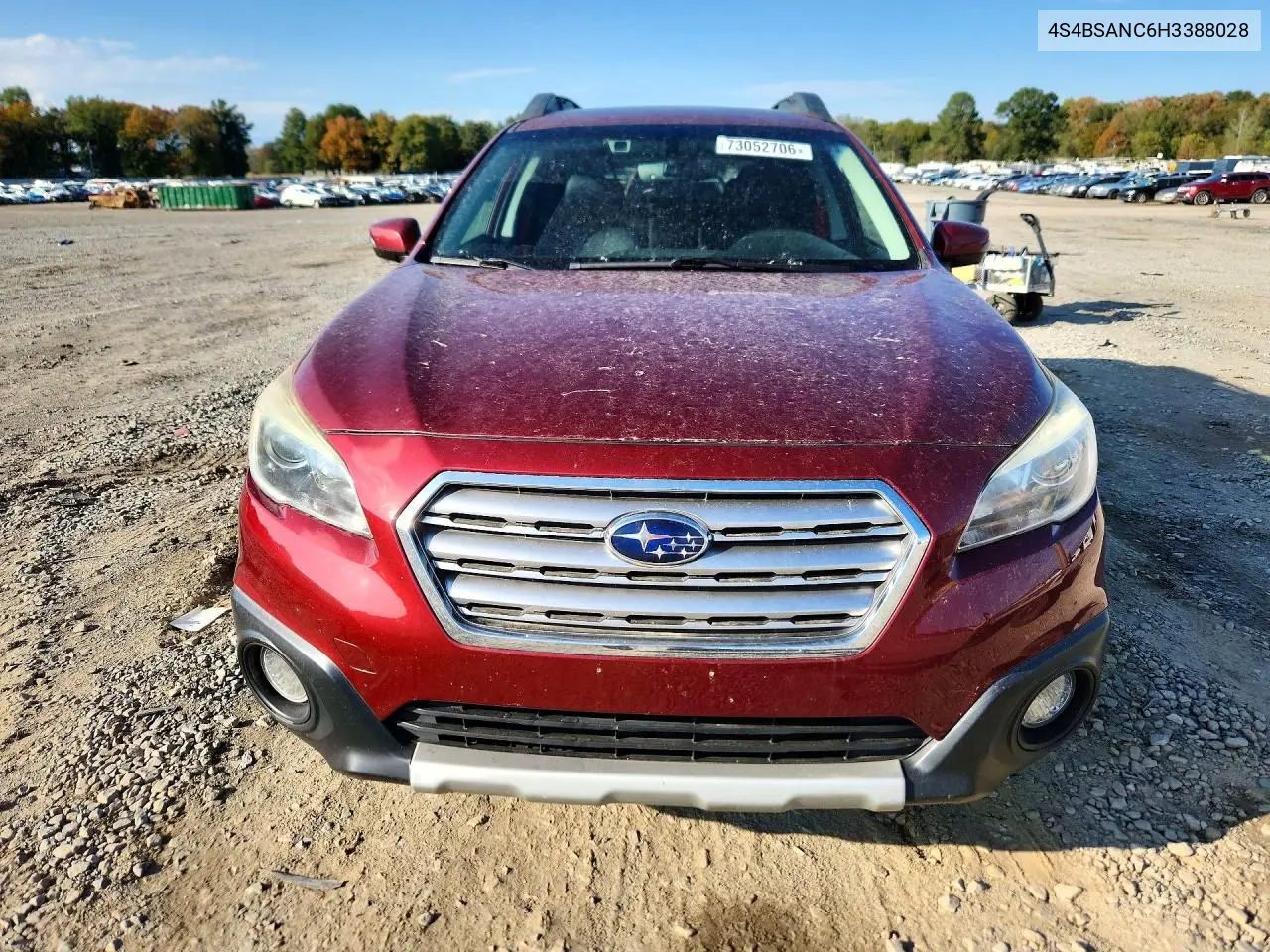2017 SUBARU OUTBACK VIN 4S4BSANC6H3388028 — фото 5