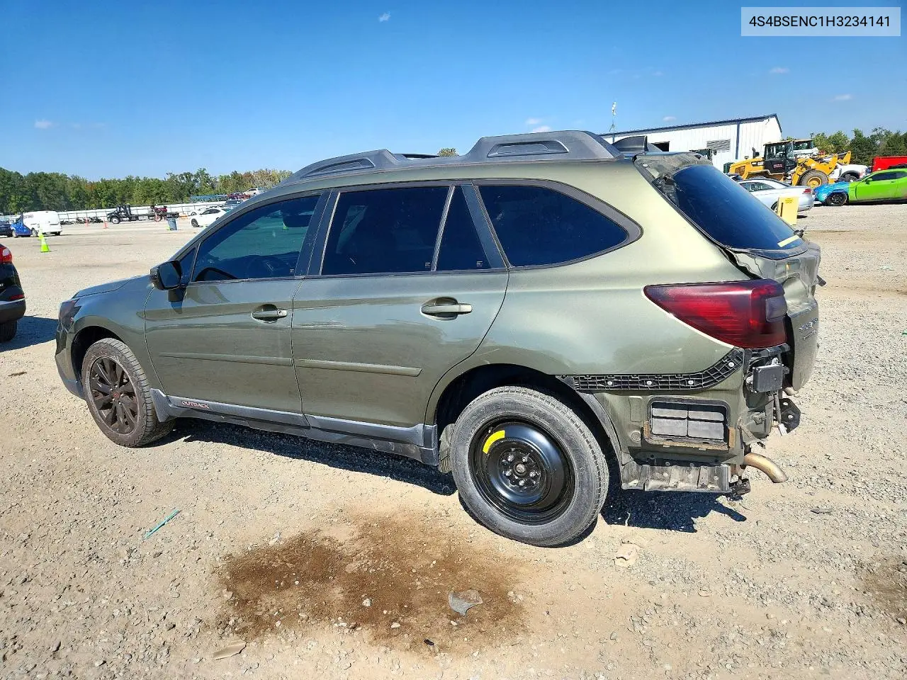 2017 SUBARU OUTBACK VIN 4S4BSENC1H3234141 — фото 2