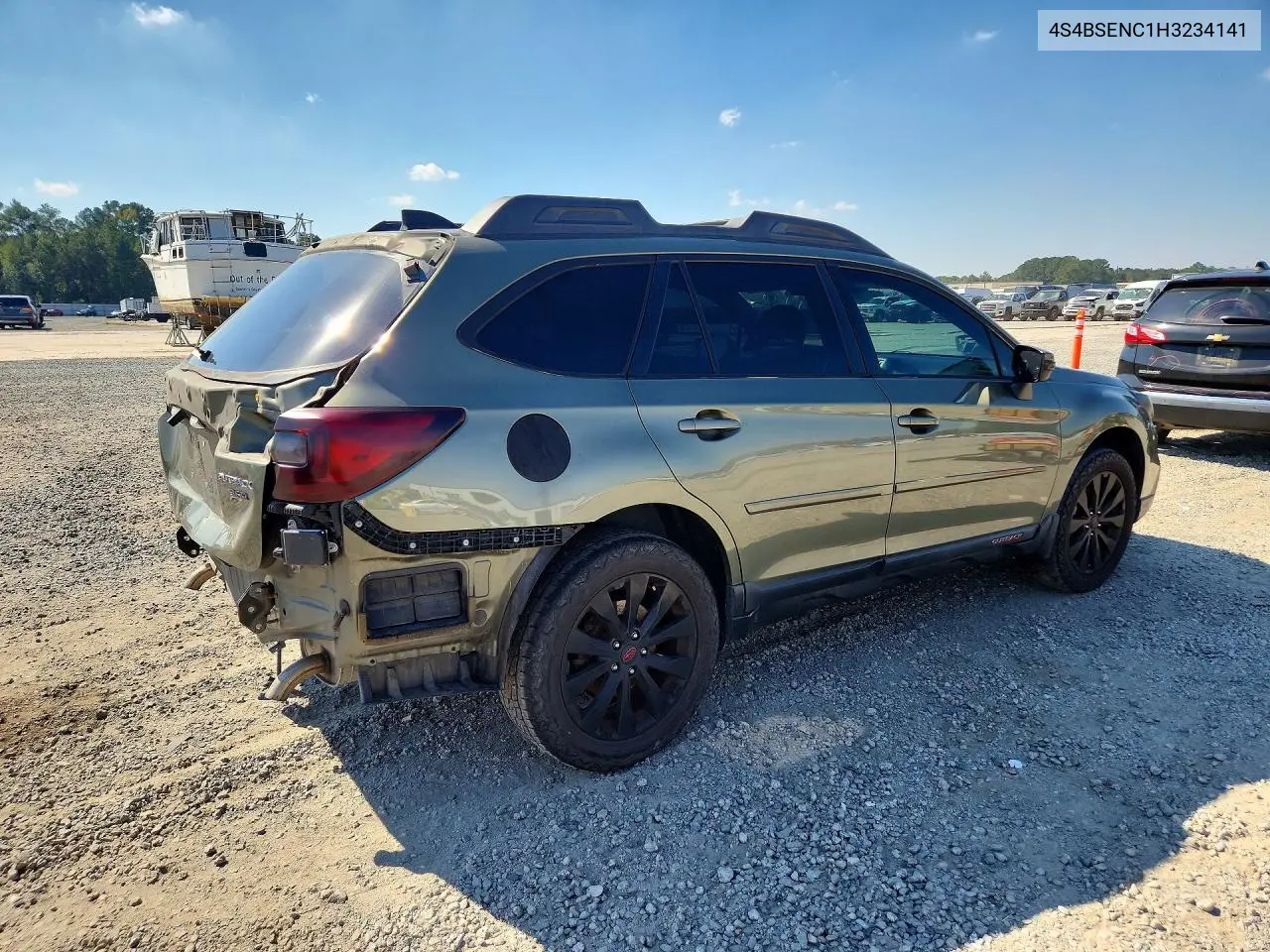 2017 SUBARU OUTBACK VIN 4S4BSENC1H3234141 — фото 3