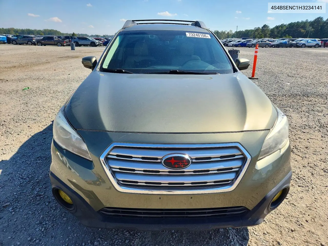 2017 SUBARU OUTBACK VIN 4S4BSENC1H3234141 — фото 5