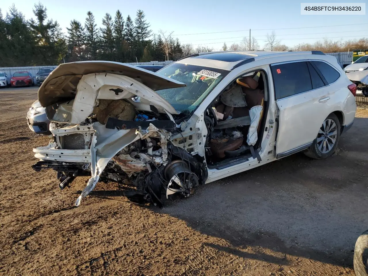 SUBARU OUTBACK 2017, VIN 4S4BSFTC9H3436220