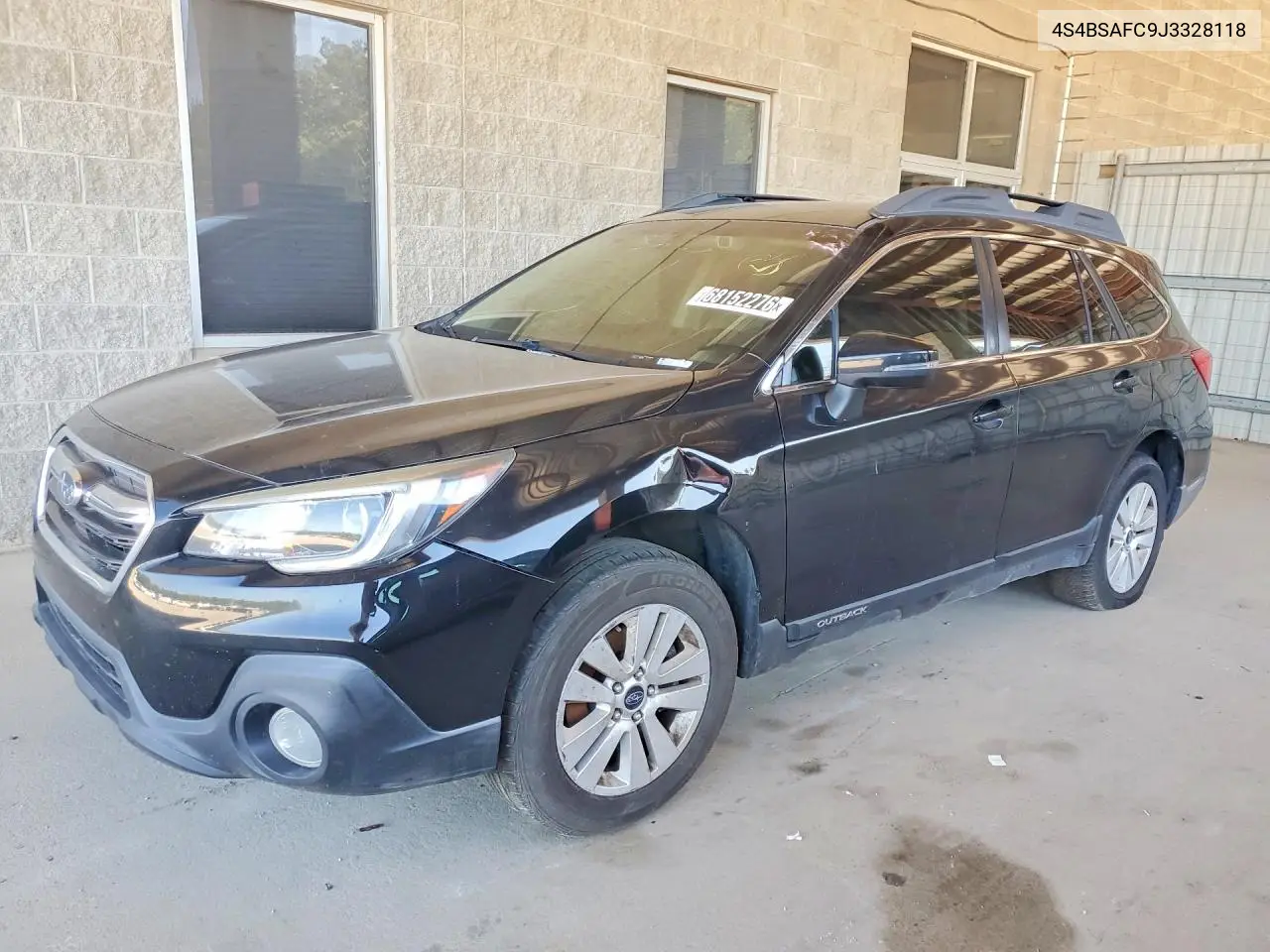 SUBARU OUTBACK 2018, VIN 4S4BSAFC9J3328118