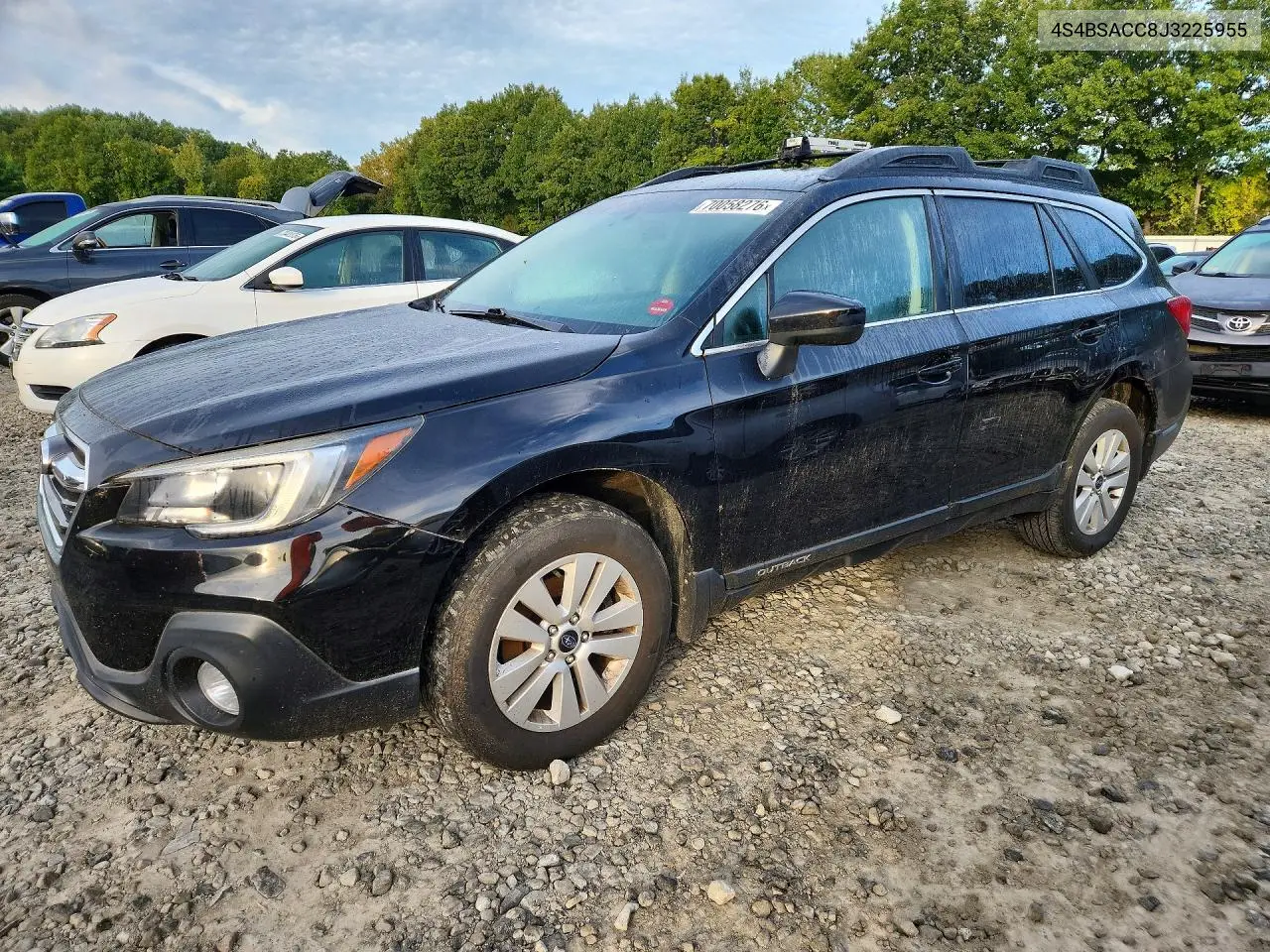 SUBARU OUTBACK 2018, VIN 4S4BSACC8J3225955