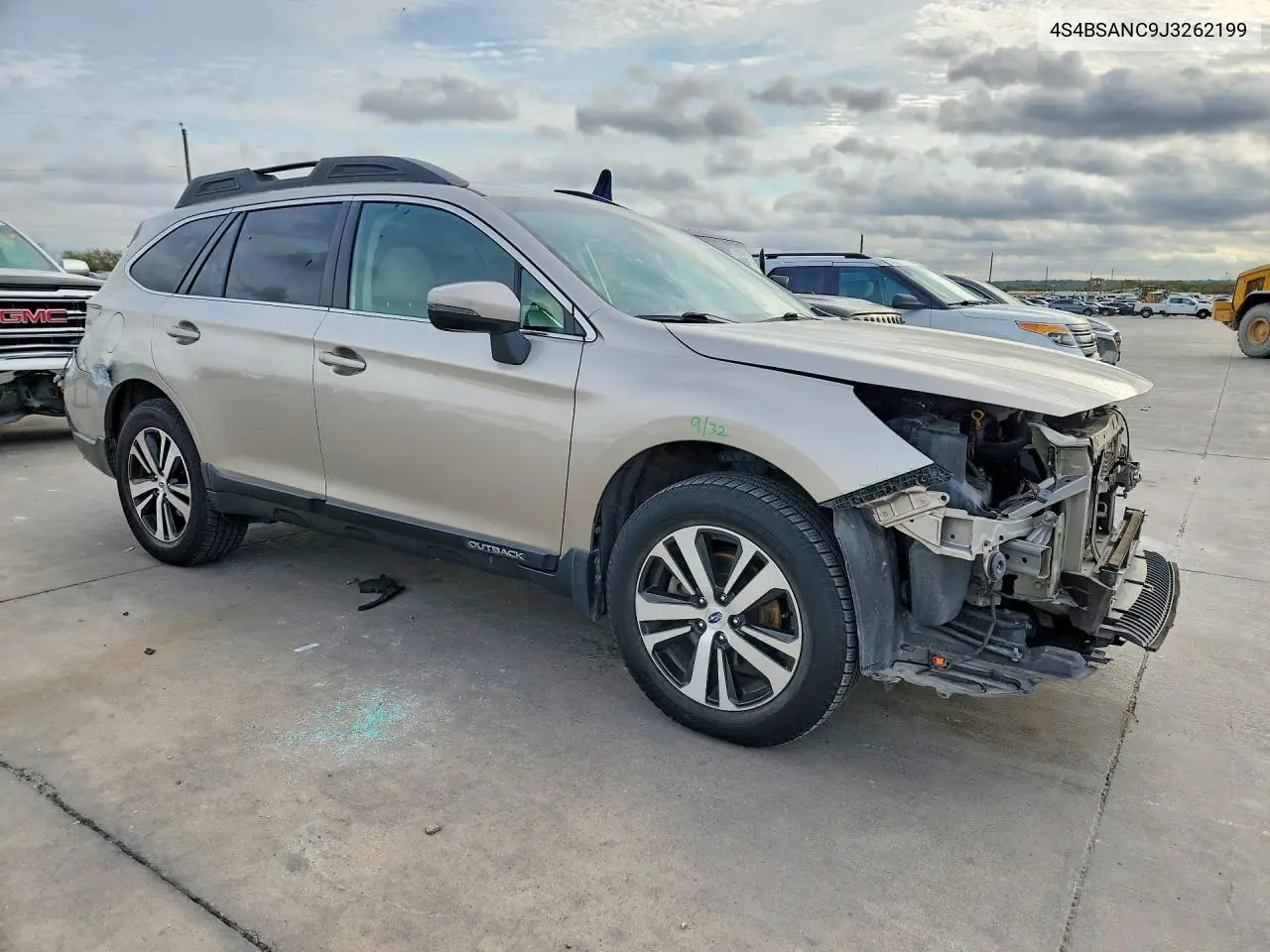 2018 SUBARU OUTBACK VIN 4S4BSANC9J3262199 — фото 4