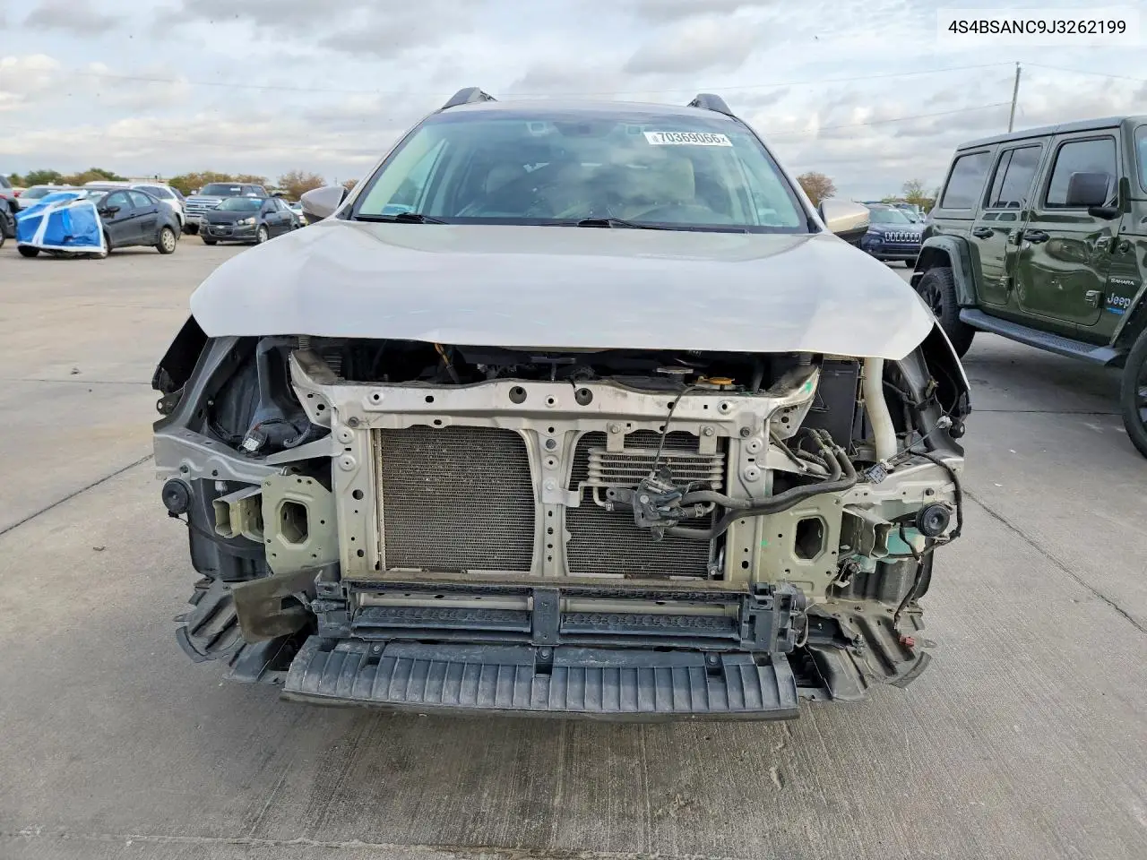 2018 SUBARU OUTBACK VIN 4S4BSANC9J3262199 — фото 5