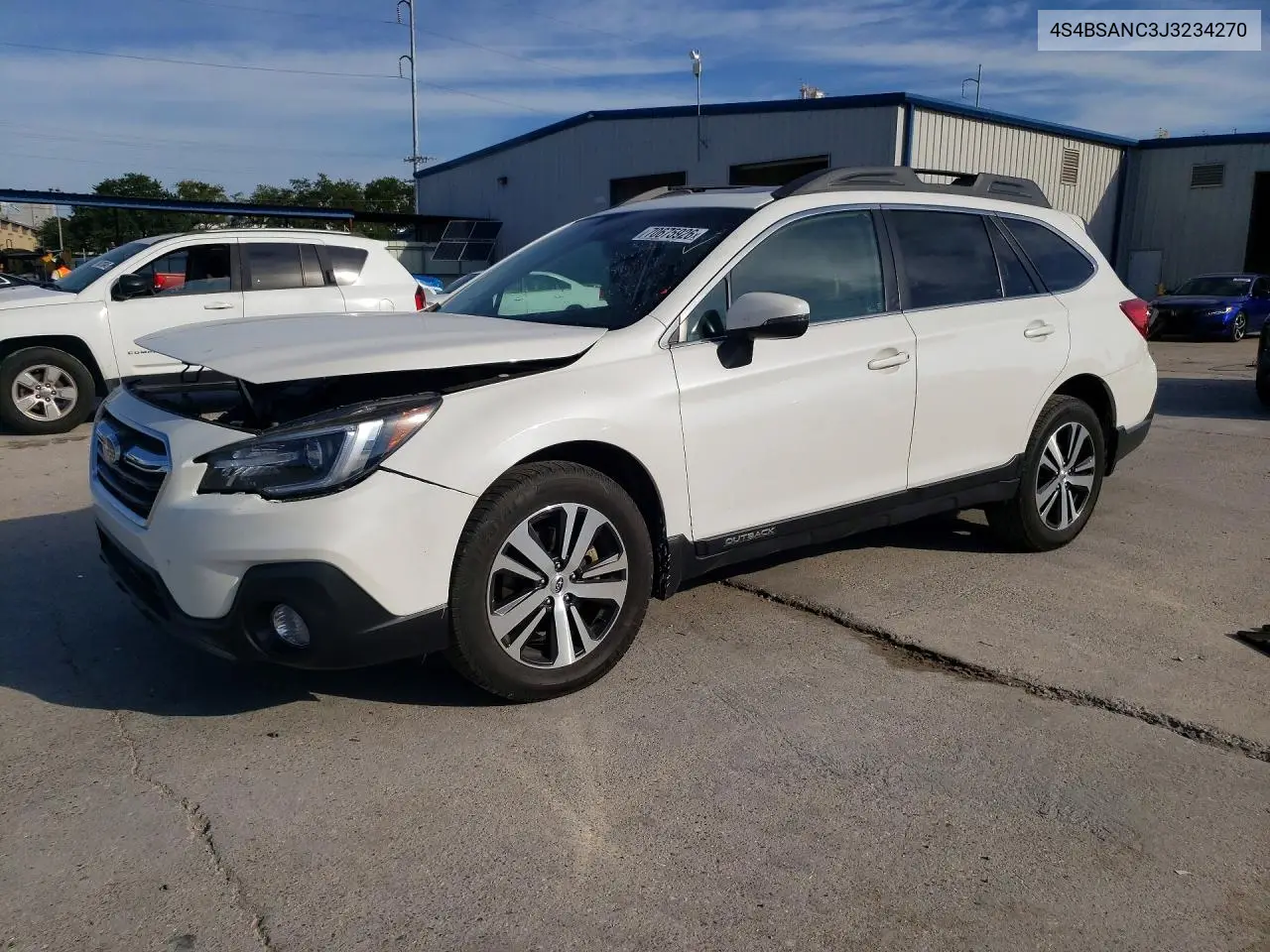 SUBARU OUTBACK 2018, VIN 4S4BSANC3J3234270