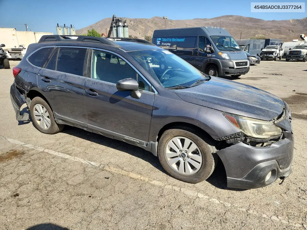 2018 SUBARU OUTBACK VIN 4S4BSADC8J3377264 — фото 4