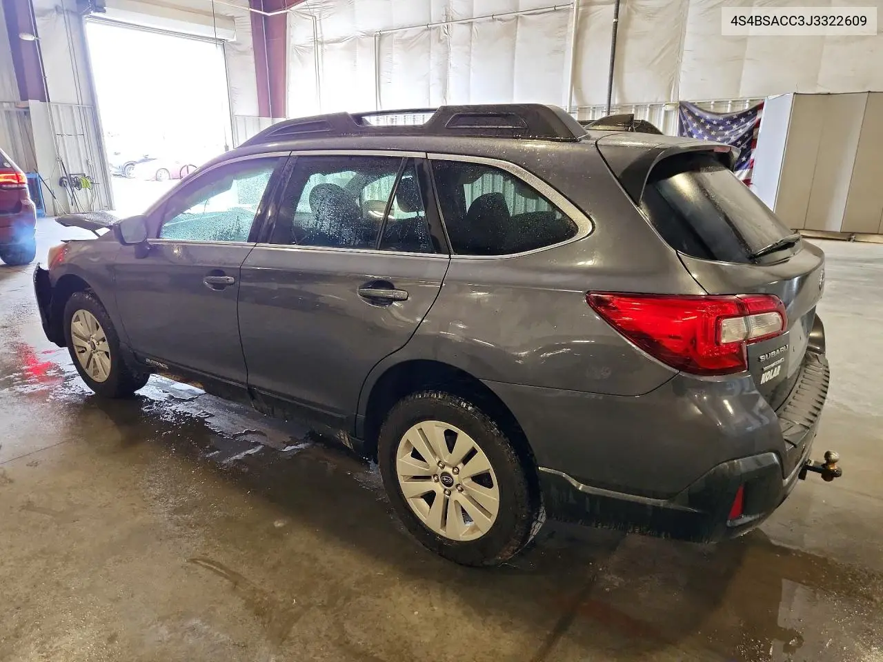 2018 SUBARU OUTBACK VIN 4S4BSACC3J3322609 — фото 2