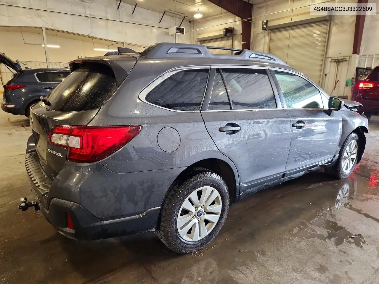 2018 SUBARU OUTBACK VIN 4S4BSACC3J3322609 — фото 3