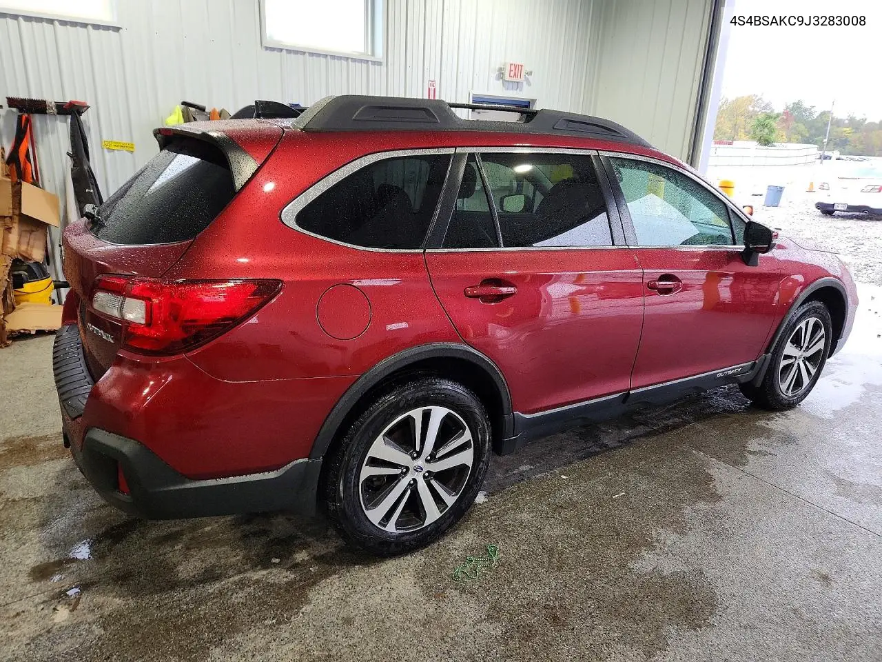 2018 SUBARU OUTBACK VIN 4S4BSAKC9J3283008 — фото 3