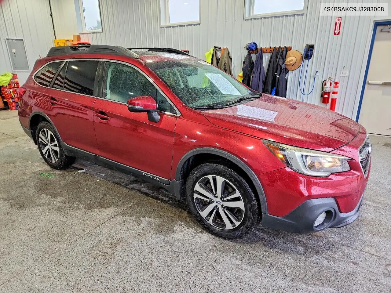2018 SUBARU OUTBACK VIN 4S4BSAKC9J3283008 — фото 4