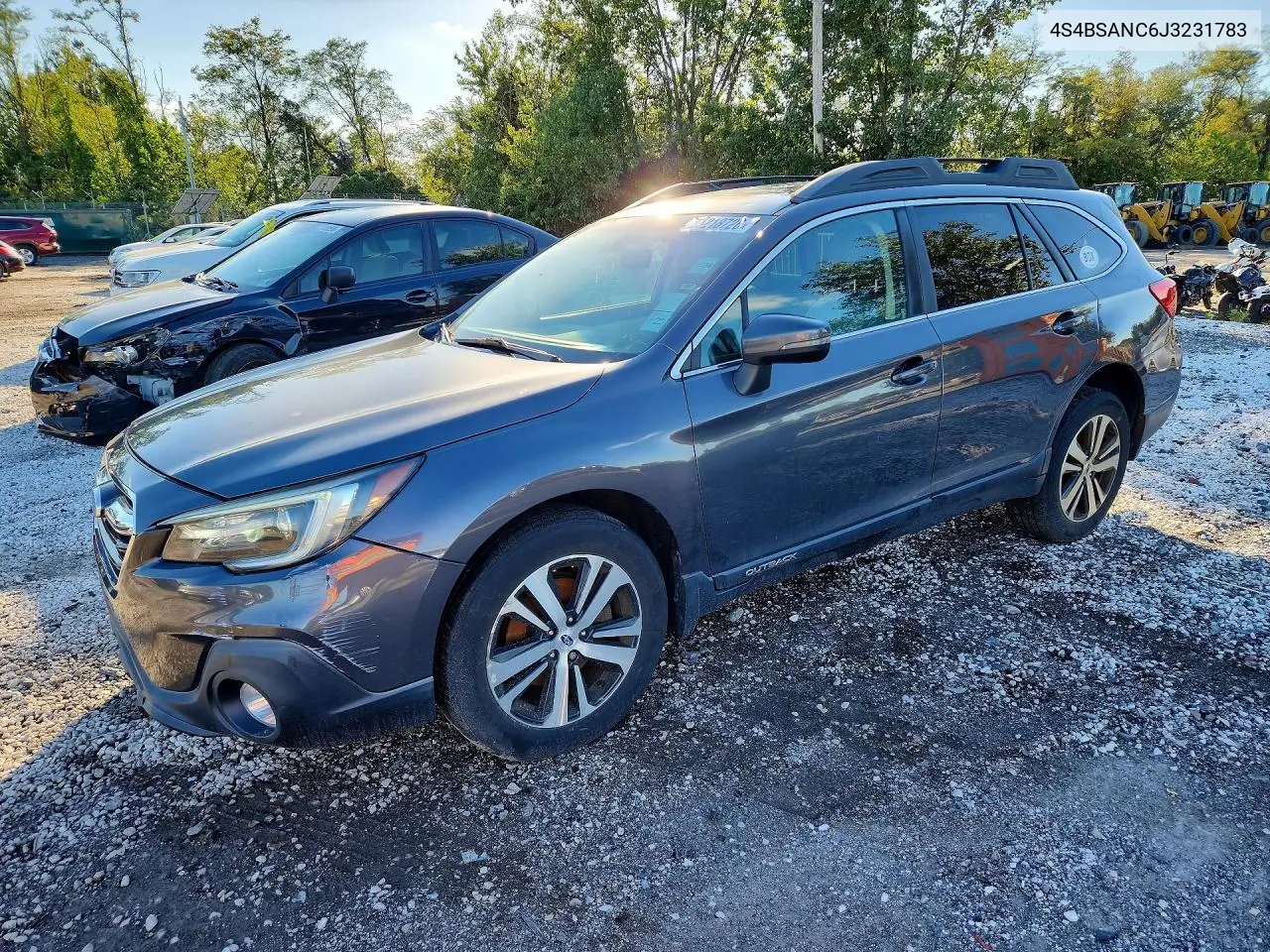 SUBARU OUTBACK 2018, VIN 4S4BSANC6J3231783