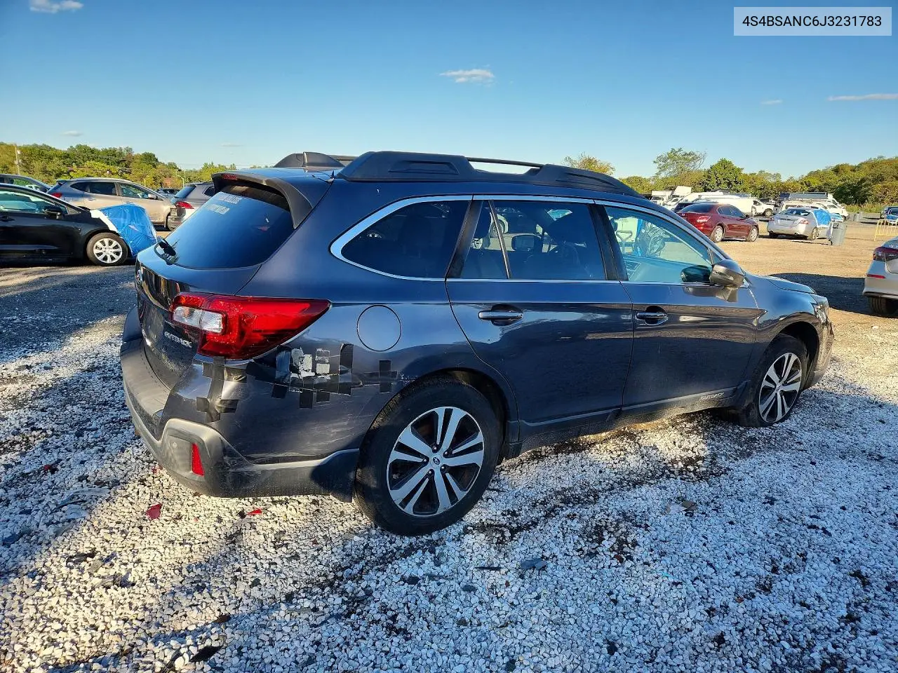 2018 SUBARU OUTBACK VIN 4S4BSANC6J3231783 — фото 3
