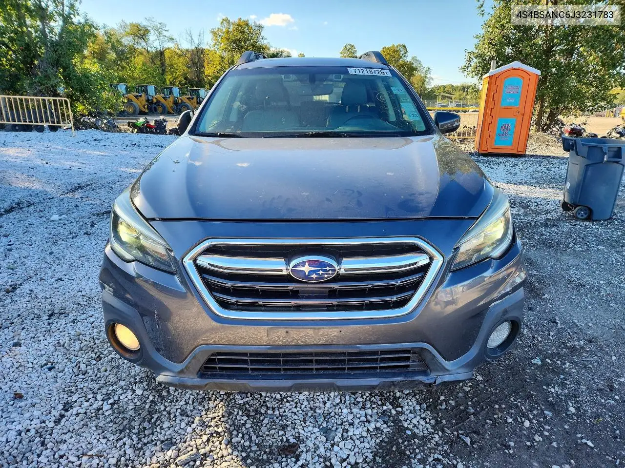 2018 SUBARU OUTBACK VIN 4S4BSANC6J3231783 — фото 5