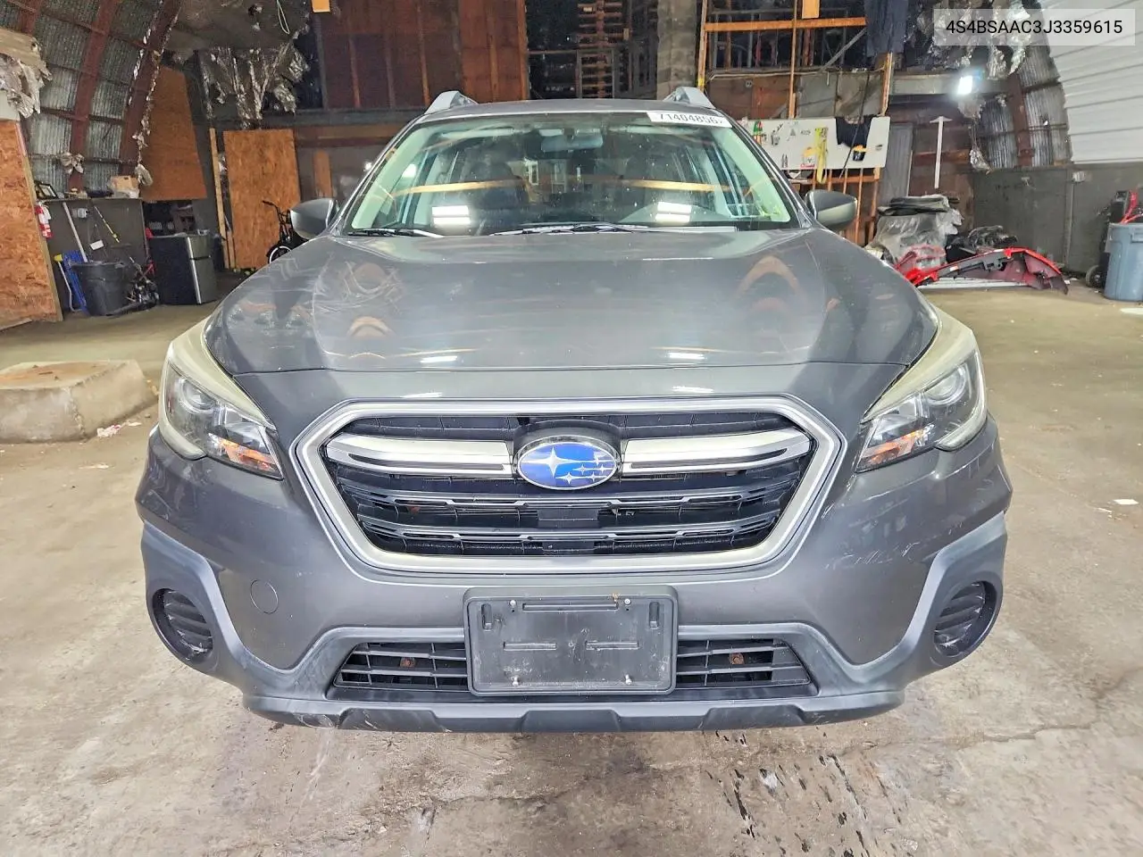 2018 SUBARU OUTBACK VIN 4S4BSAAC3J3359615 — фото 5