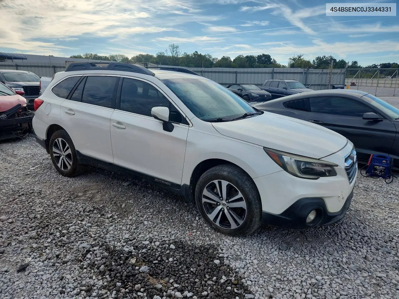 2018 SUBARU OUTBACK VIN 4S4BSENC0J3344331 — фото 4
