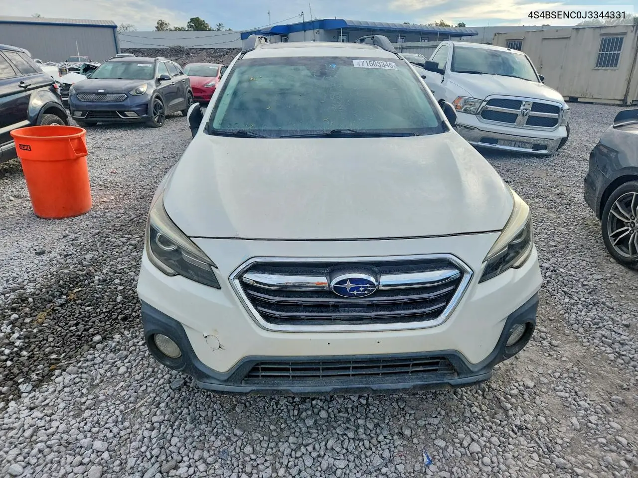 2018 SUBARU OUTBACK VIN 4S4BSENC0J3344331 — фото 5