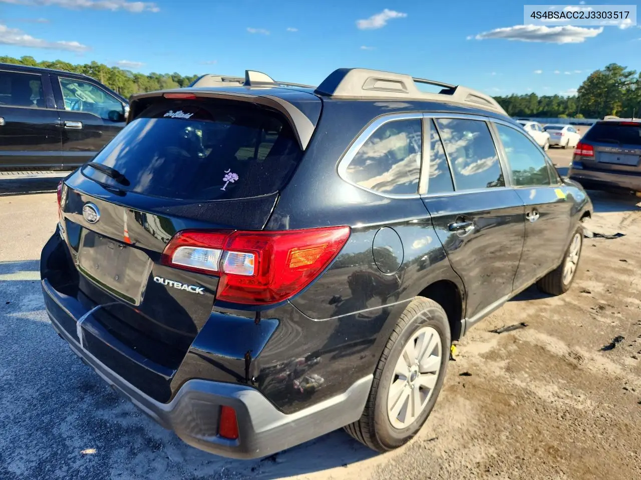 2018 SUBARU OUTBACK VIN 4S4BSACC2J3303517 — фото 3