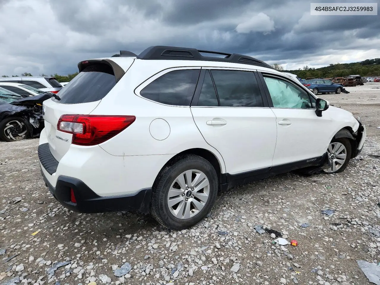 2018 SUBARU OUTBACK VIN 4S4BSAFC2J3259983 — фото 3