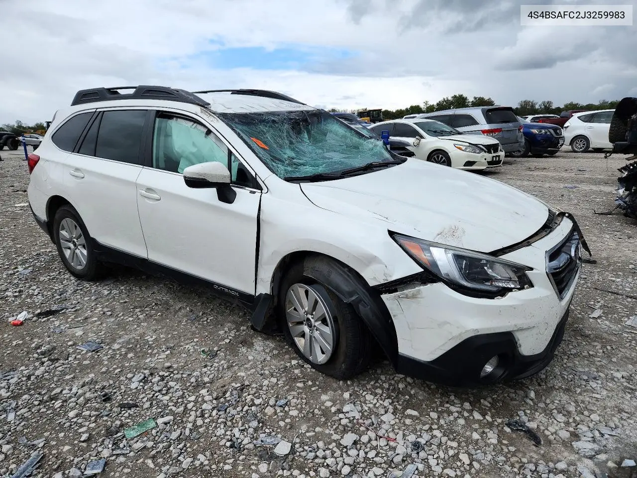 2018 SUBARU OUTBACK VIN 4S4BSAFC2J3259983 — фото 4