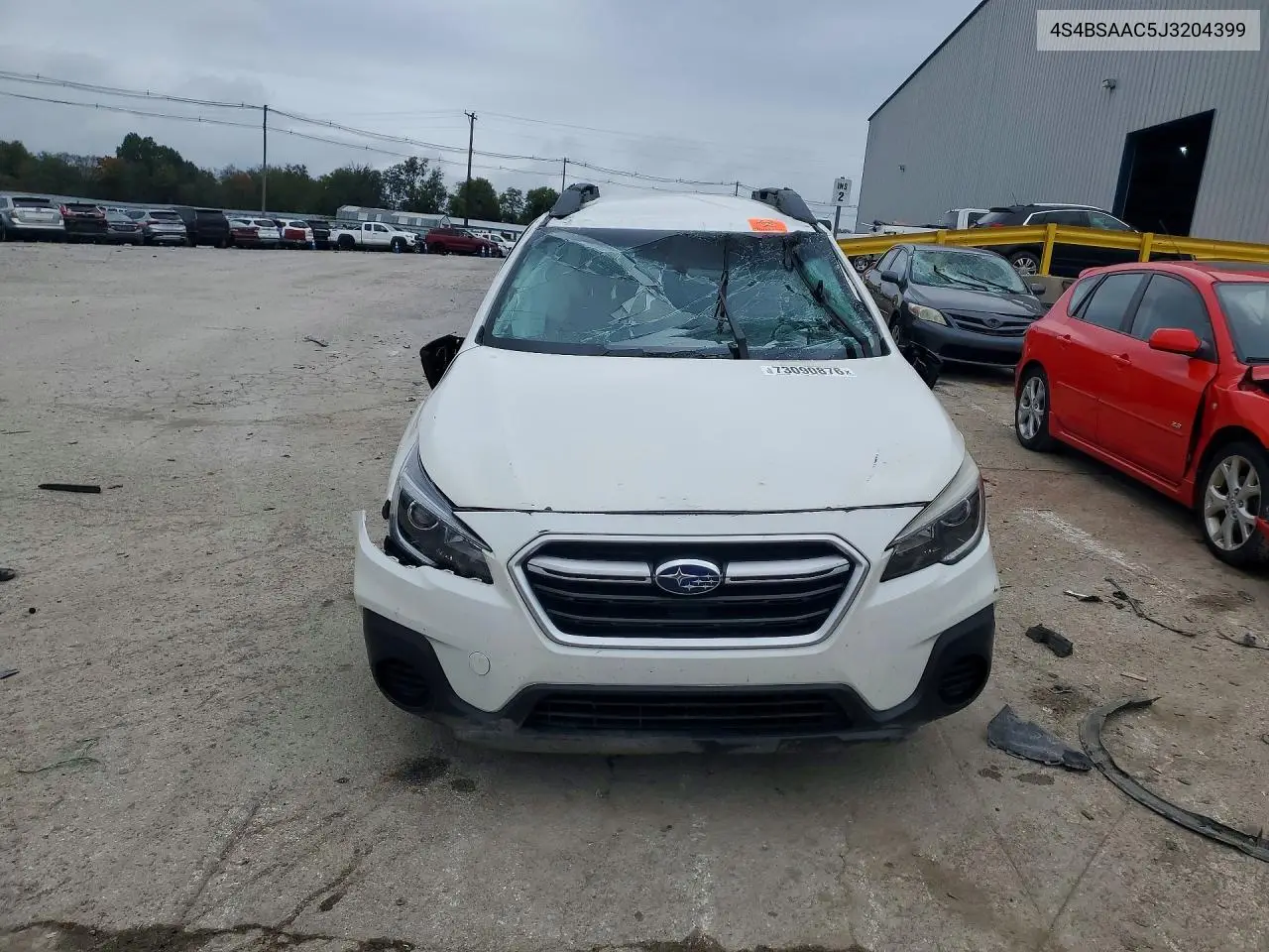 2018 SUBARU OUTBACK VIN 4S4BSAAC5J3204399 — фото 5
