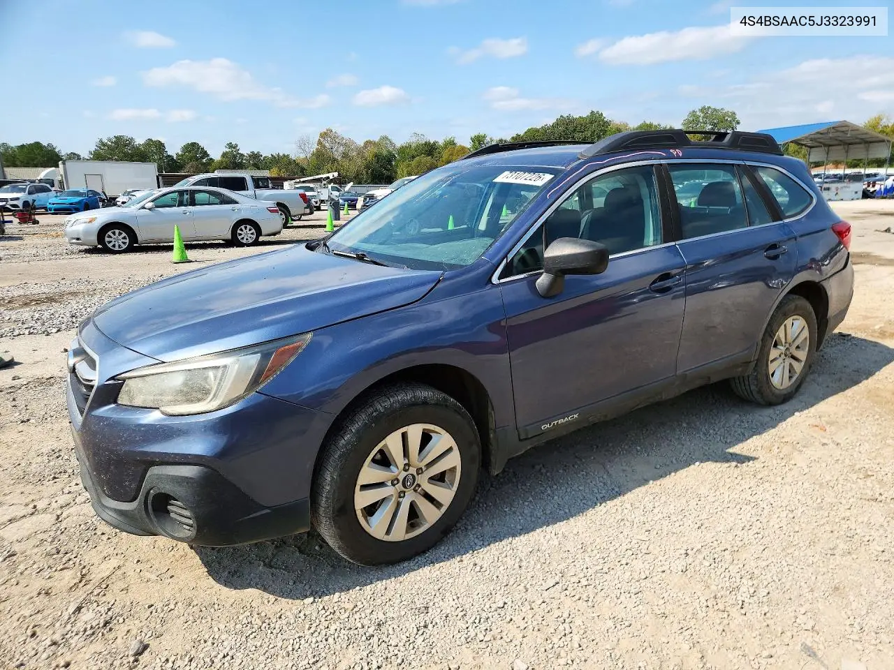 SUBARU OUTBACK 2018, VIN 4S4BSAAC5J3323991