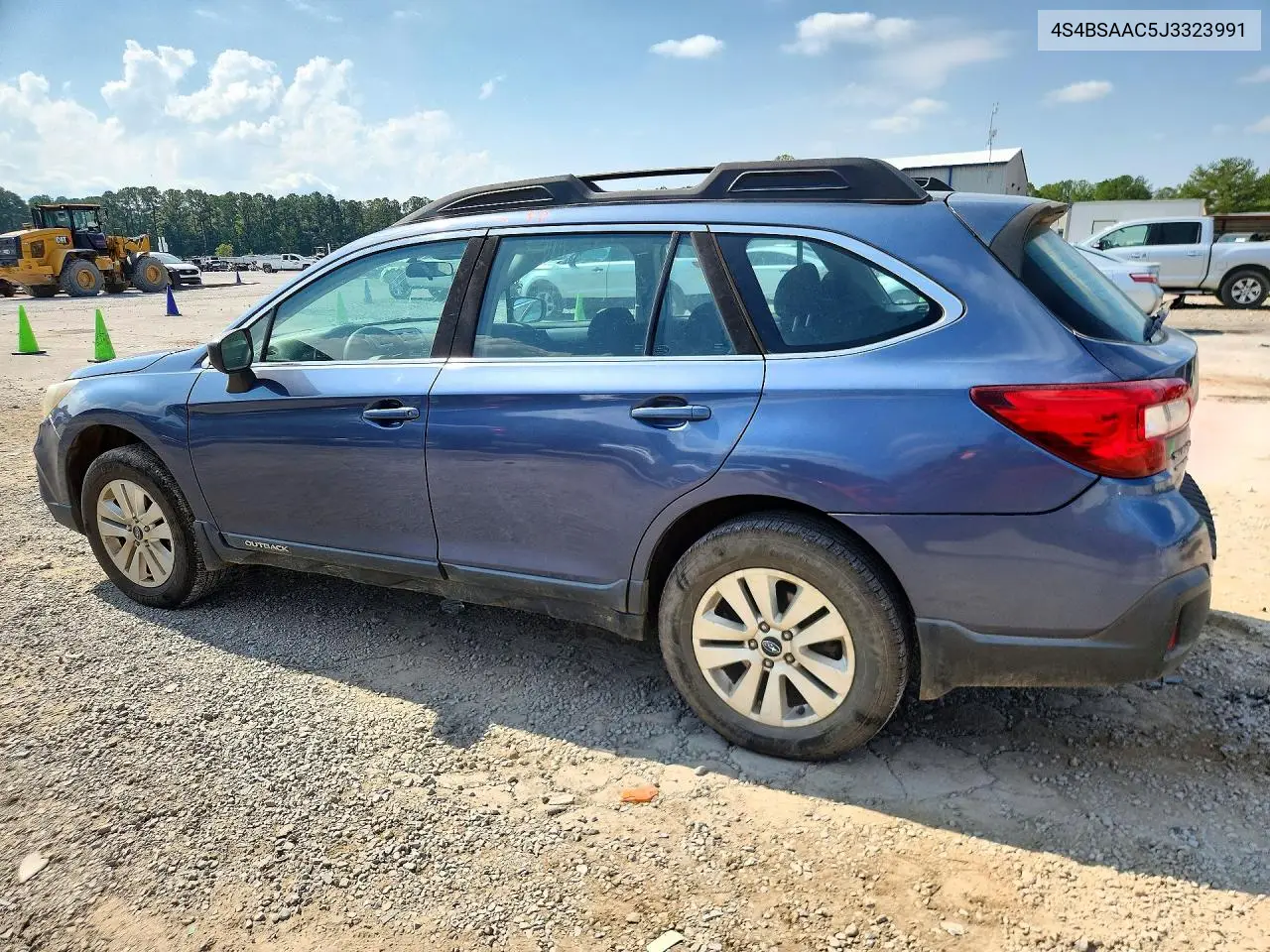 2018 SUBARU OUTBACK VIN 4S4BSAAC5J3323991 — фото 2
