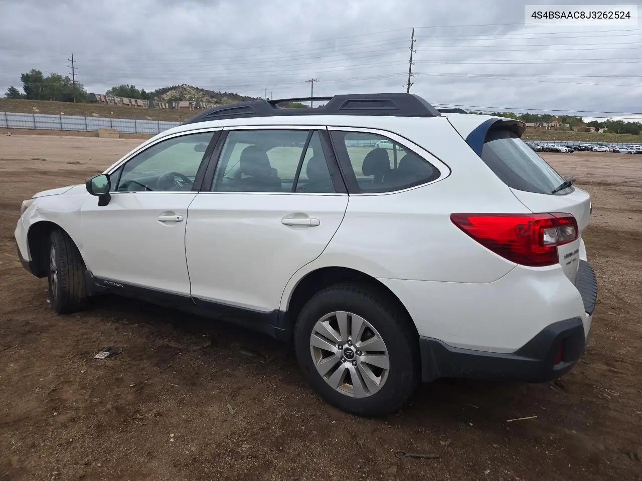 2018 SUBARU OUTBACK VIN 4S4BSAAC8J3262524 — фото 2