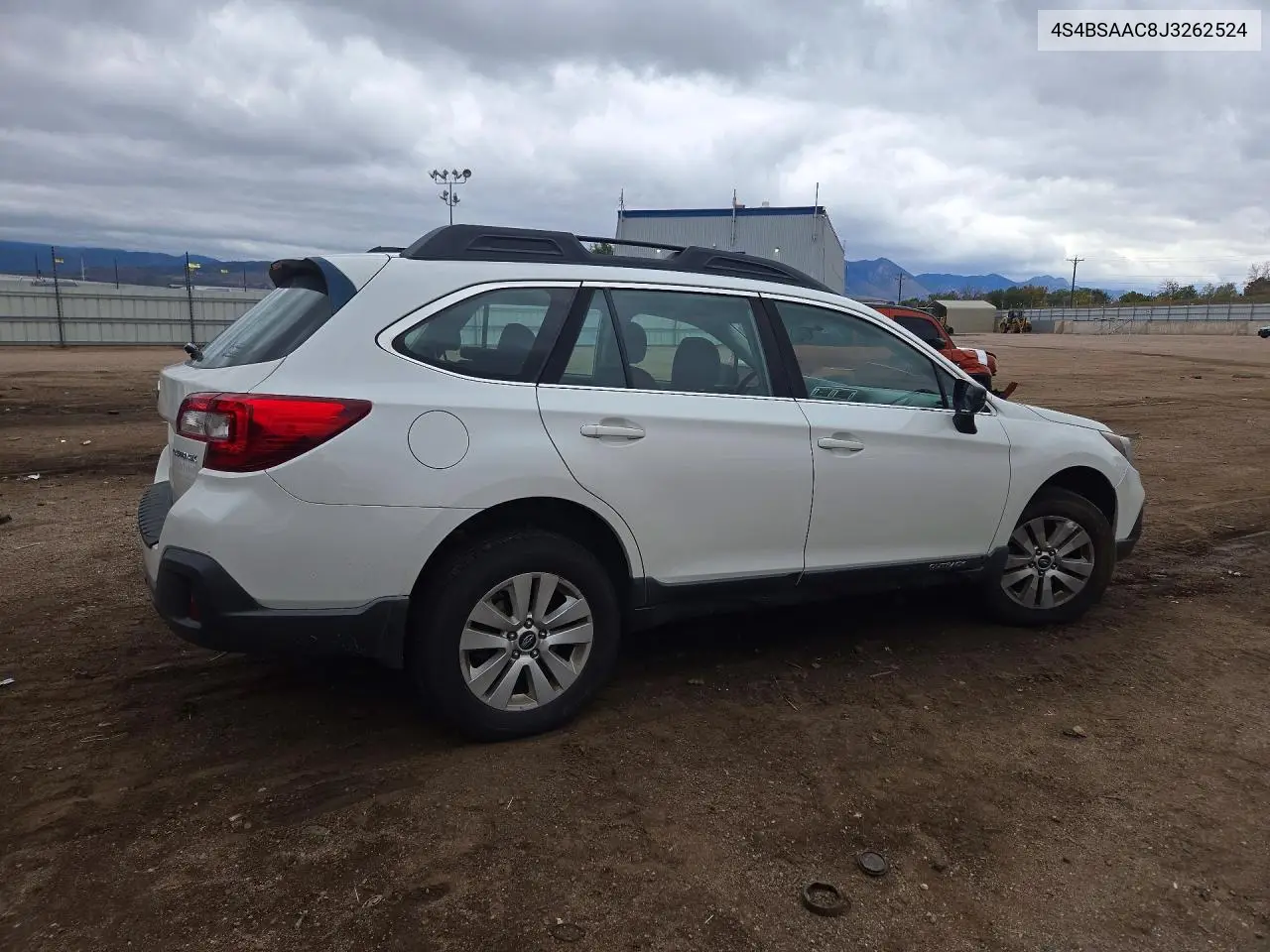 2018 SUBARU OUTBACK VIN 4S4BSAAC8J3262524 — фото 3