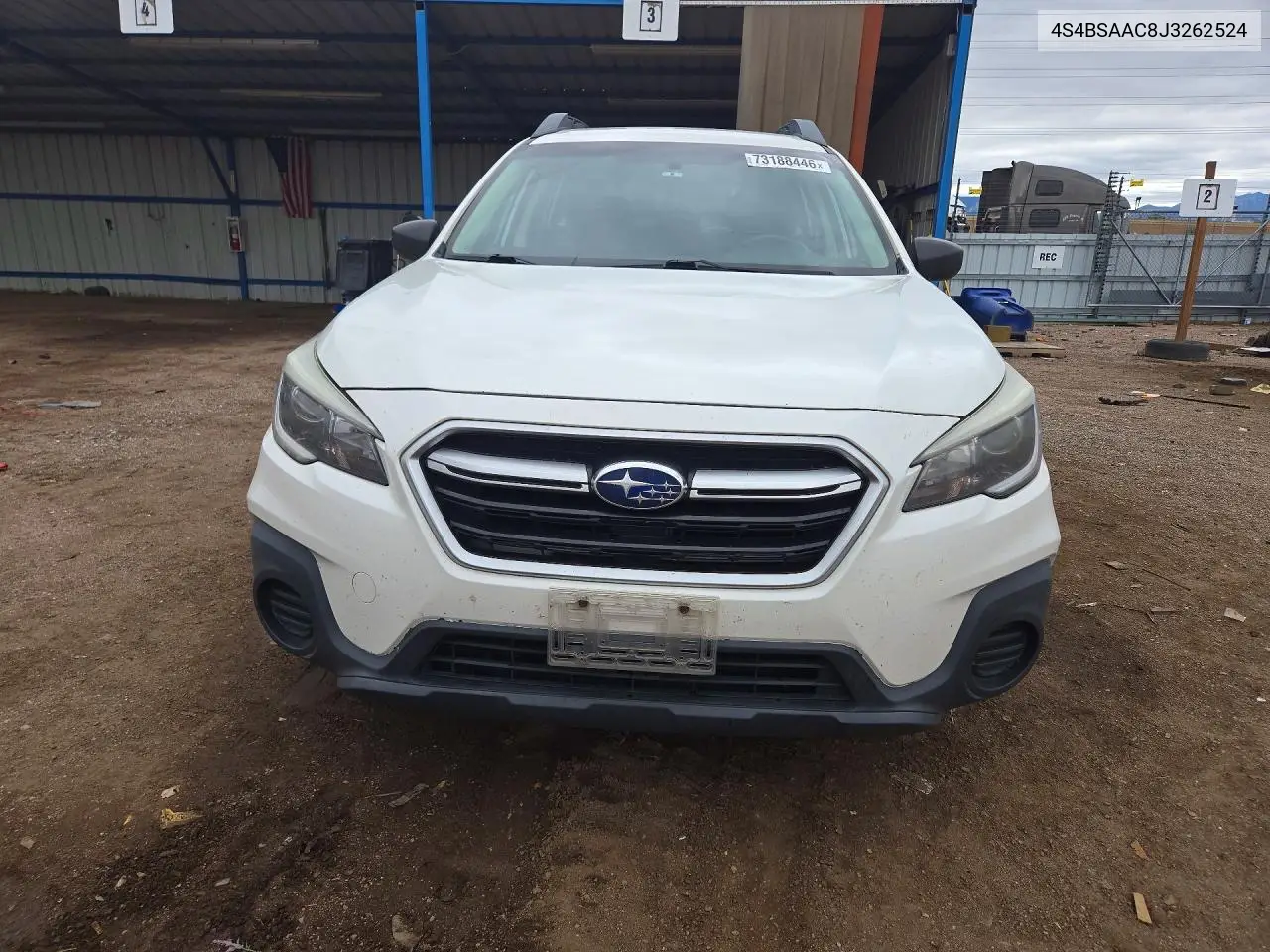 2018 SUBARU OUTBACK VIN 4S4BSAAC8J3262524 — фото 5