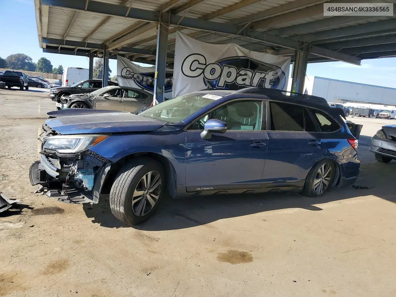 SUBARU OUTBACK 2019, VIN 4S4BSANC4K3336565