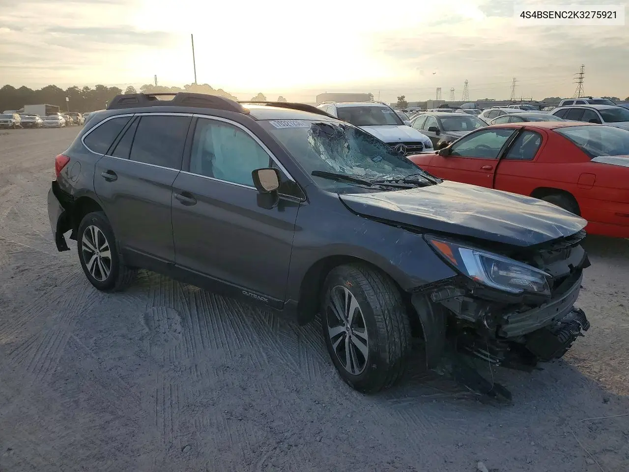 2019 SUBARU OUTBACK VIN 4S4BSENC2K3275921 — фото 4