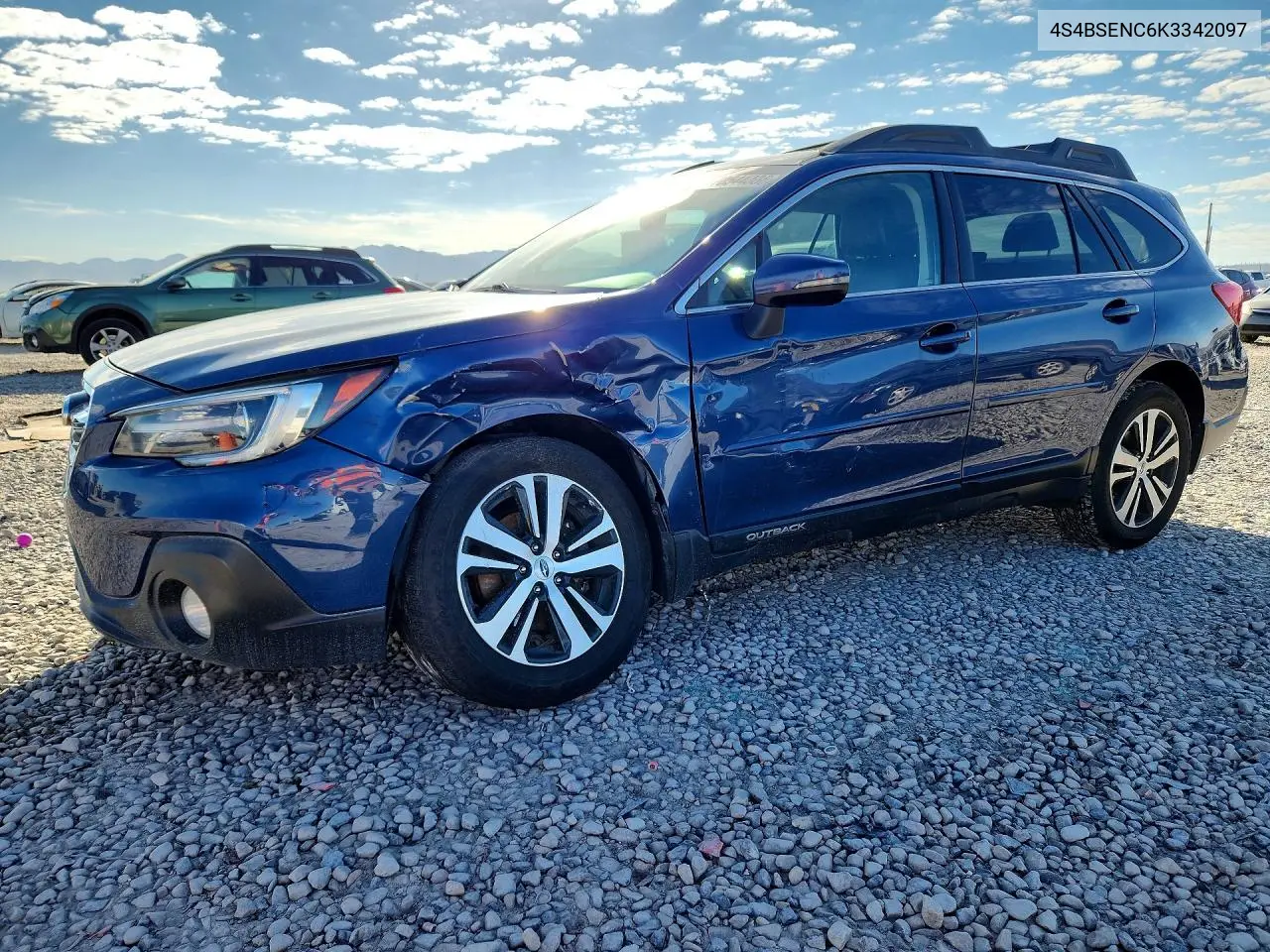 SUBARU OUTBACK 2019, VIN 4S4BSENC6K3342097