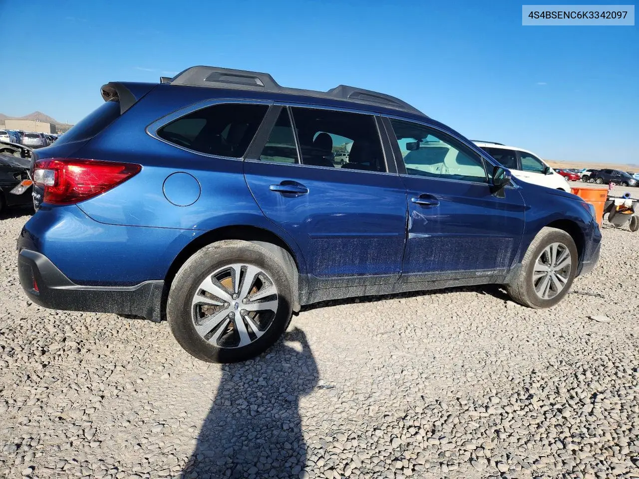 2019 SUBARU OUTBACK VIN 4S4BSENC6K3342097 — фото 3