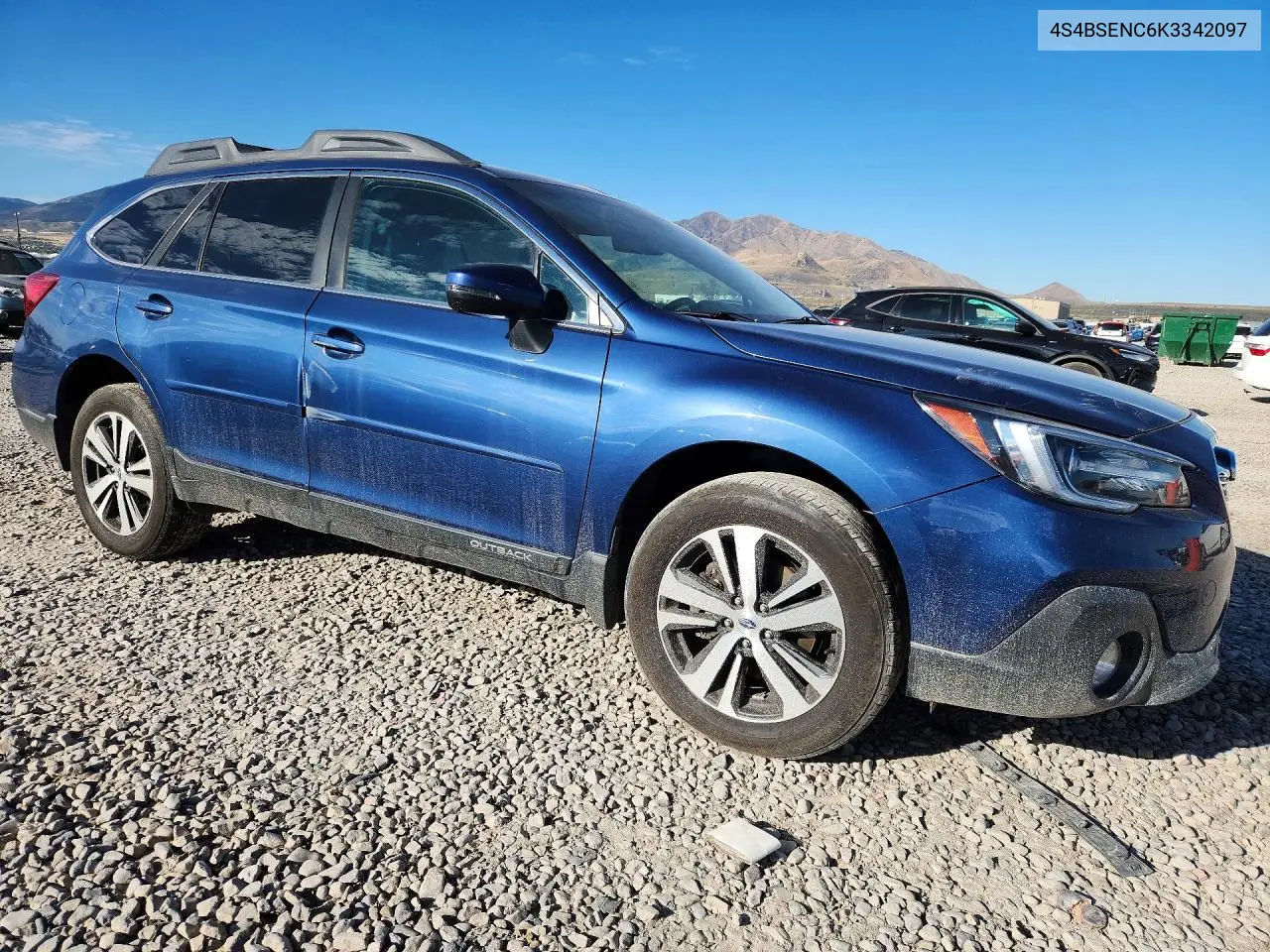 2019 SUBARU OUTBACK VIN 4S4BSENC6K3342097 — фото 4