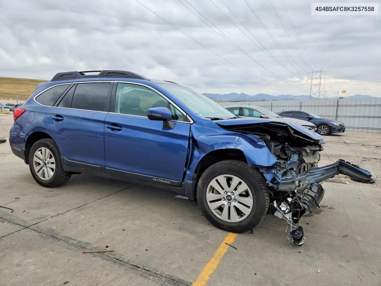 2019 SUBARU OUTBACK VIN 4S4BSAFC8K3257558 — фото 4