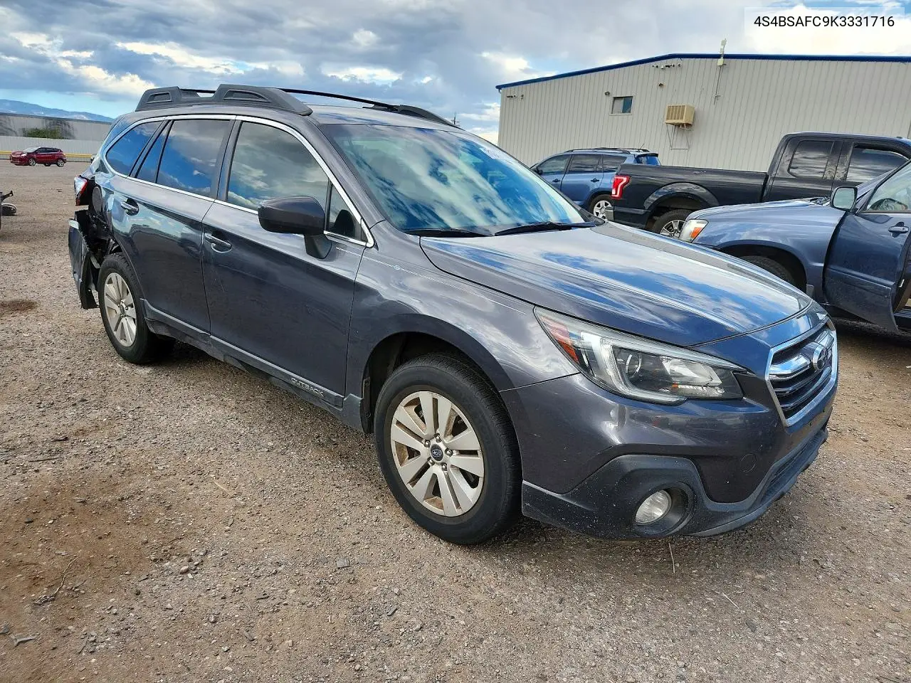 2019 SUBARU OUTBACK VIN 4S4BSAFC9K3331716 — фото 4