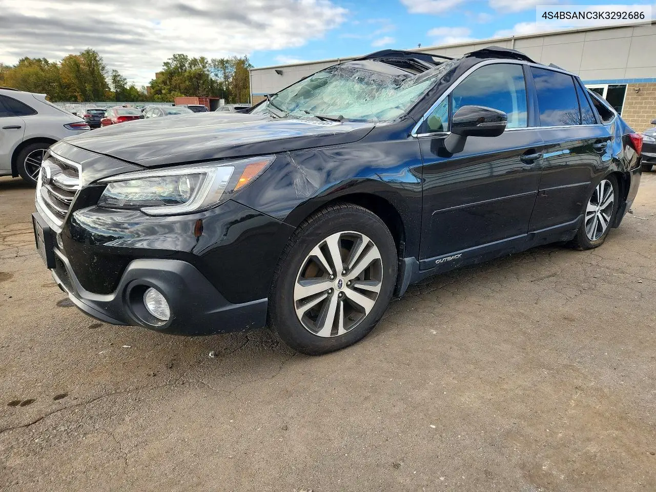SUBARU OUTBACK 2019, VIN 4S4BSANC3K3292686
