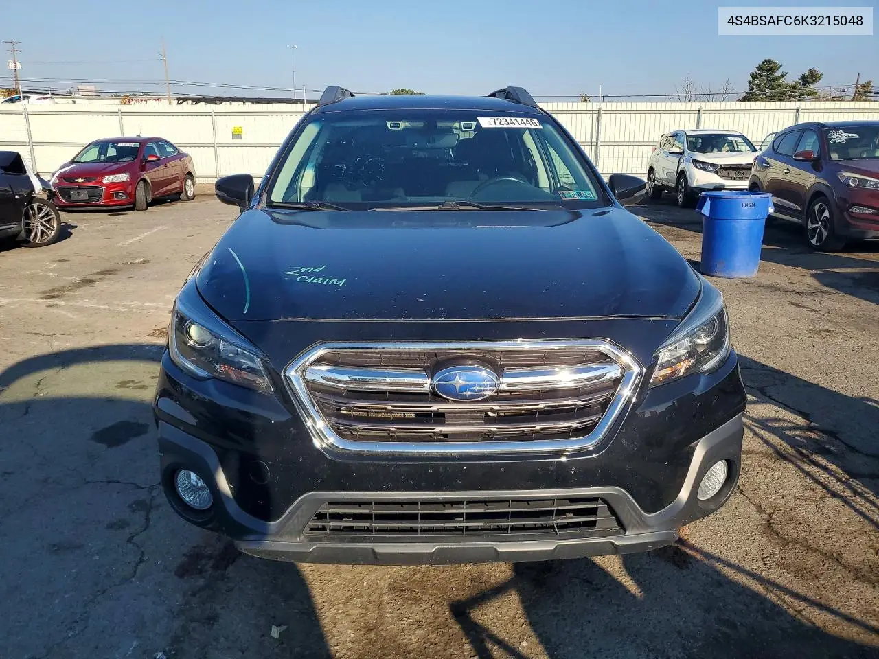 2019 SUBARU OUTBACK VIN 4S4BSAFC6K3215048 — фото 5