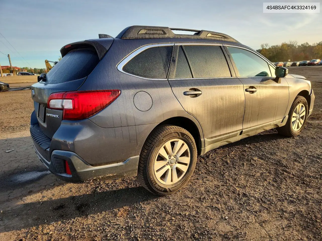 2019 SUBARU OUTBACK VIN 4S4BSAFC4K3324169 — фото 3