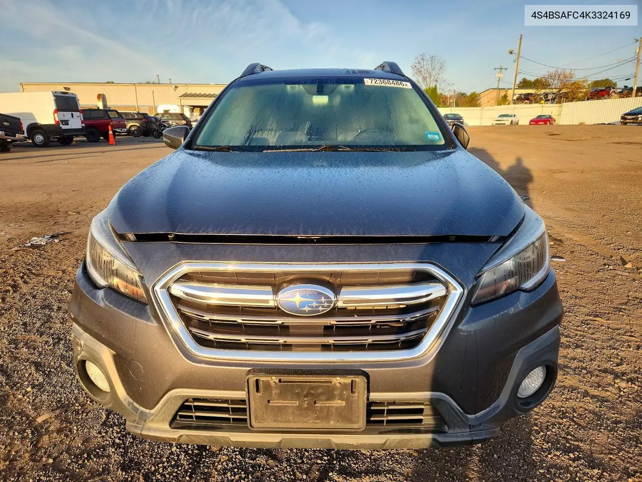 2019 SUBARU OUTBACK VIN 4S4BSAFC4K3324169 — фото 5
