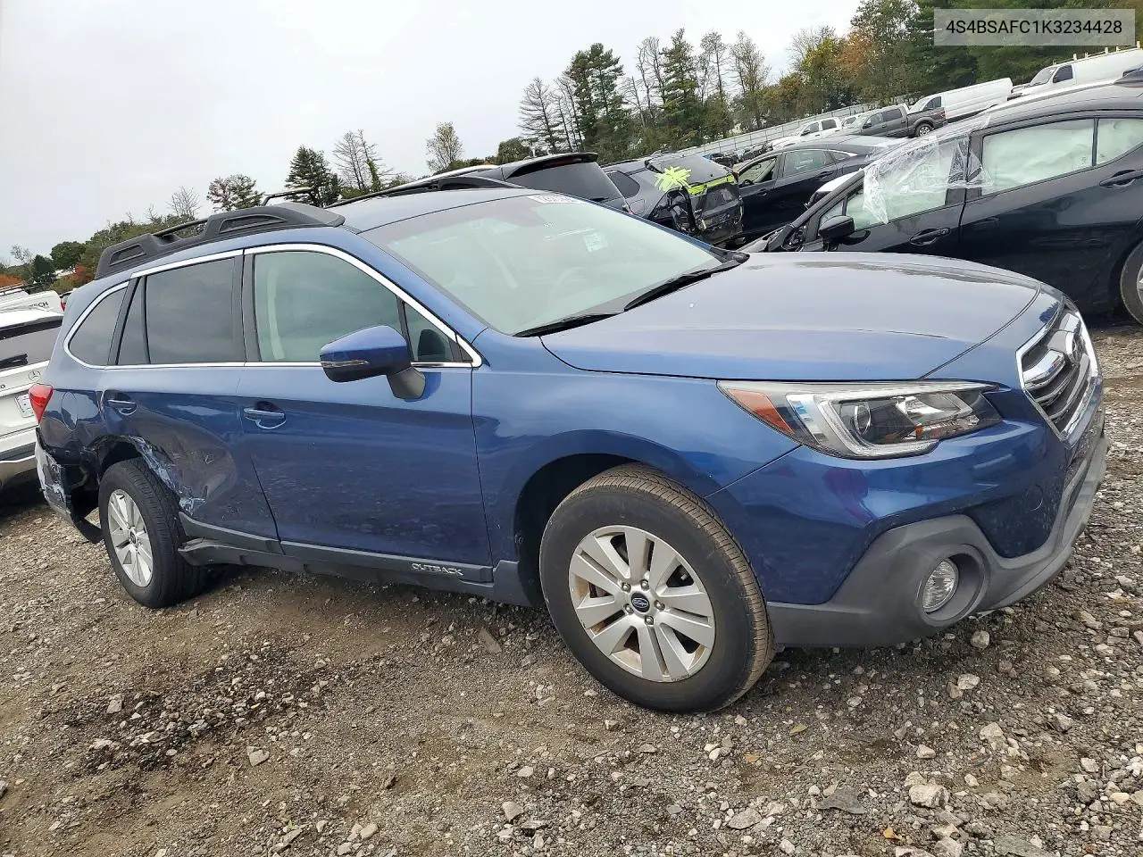 2019 SUBARU OUTBACK VIN 4S4BSAFC1K3234428 — фото 4